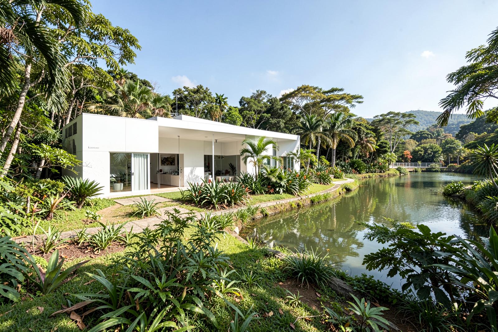 Inhotim galleries among botanical gardens, Brumadinho