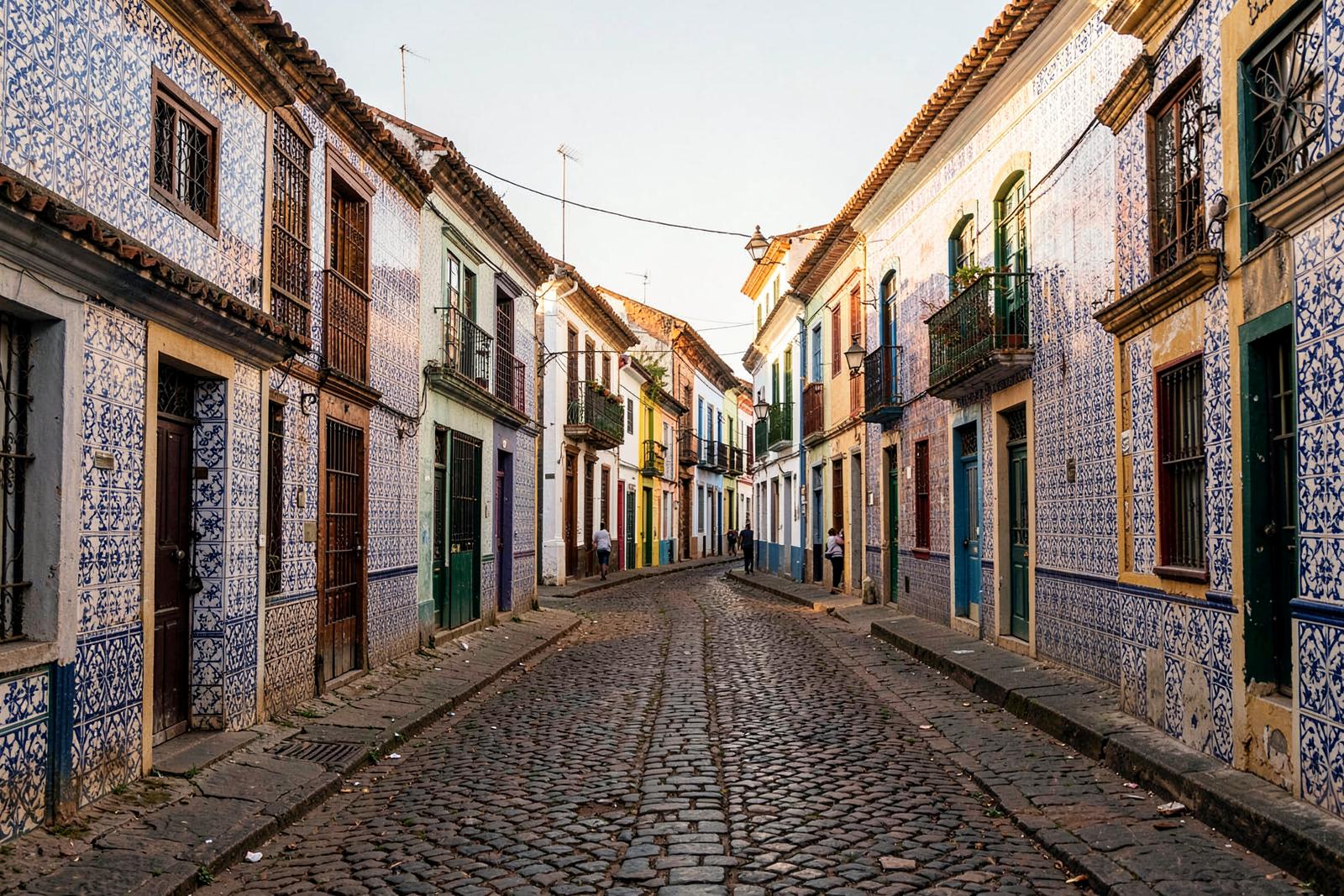 São Luís historic centre, Portuguese tilework